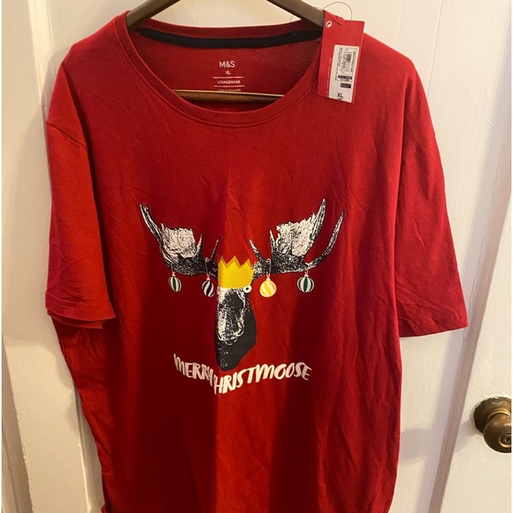 Christmas moose t shirt - Picture 2 of 6